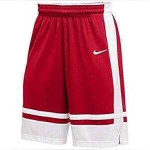 Nike Red and White Sports Shorts